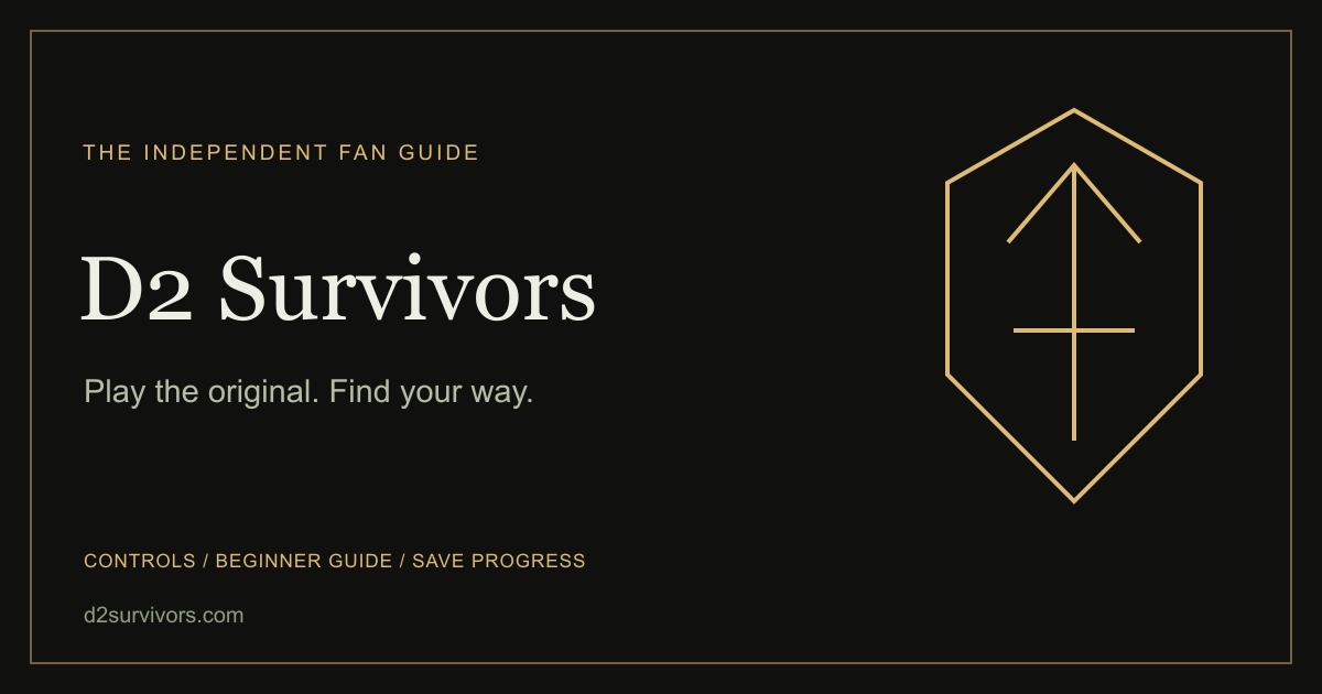 D2 Survivors File Setup | Diablo II, D2R & Steam